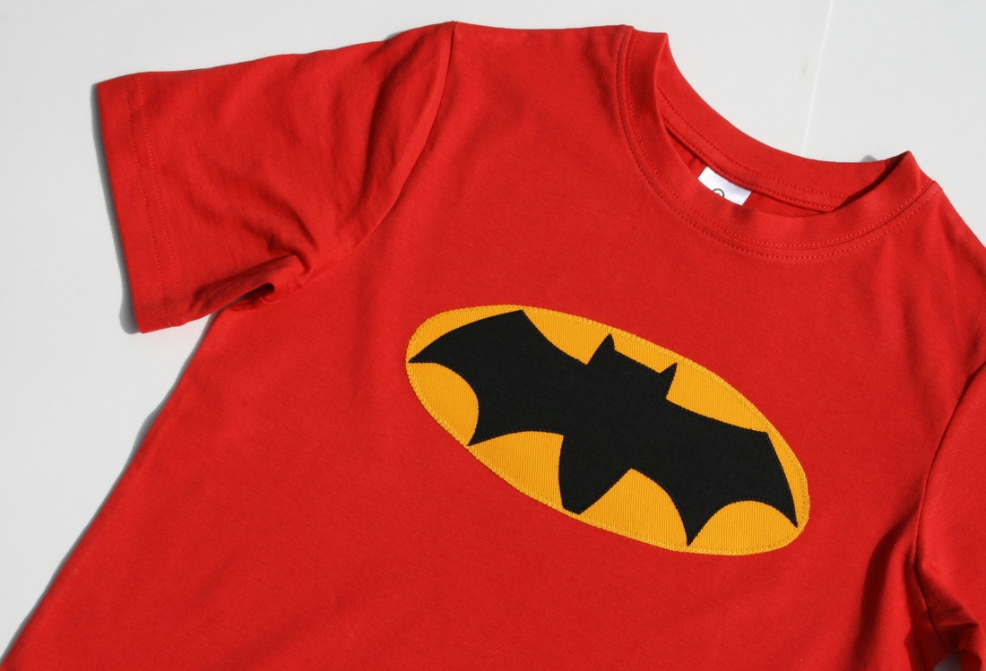 Noisy Kids appliqued Batman T-shirt for children
