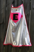 Noisy Kids Personalised Super Cape for children pink and Black